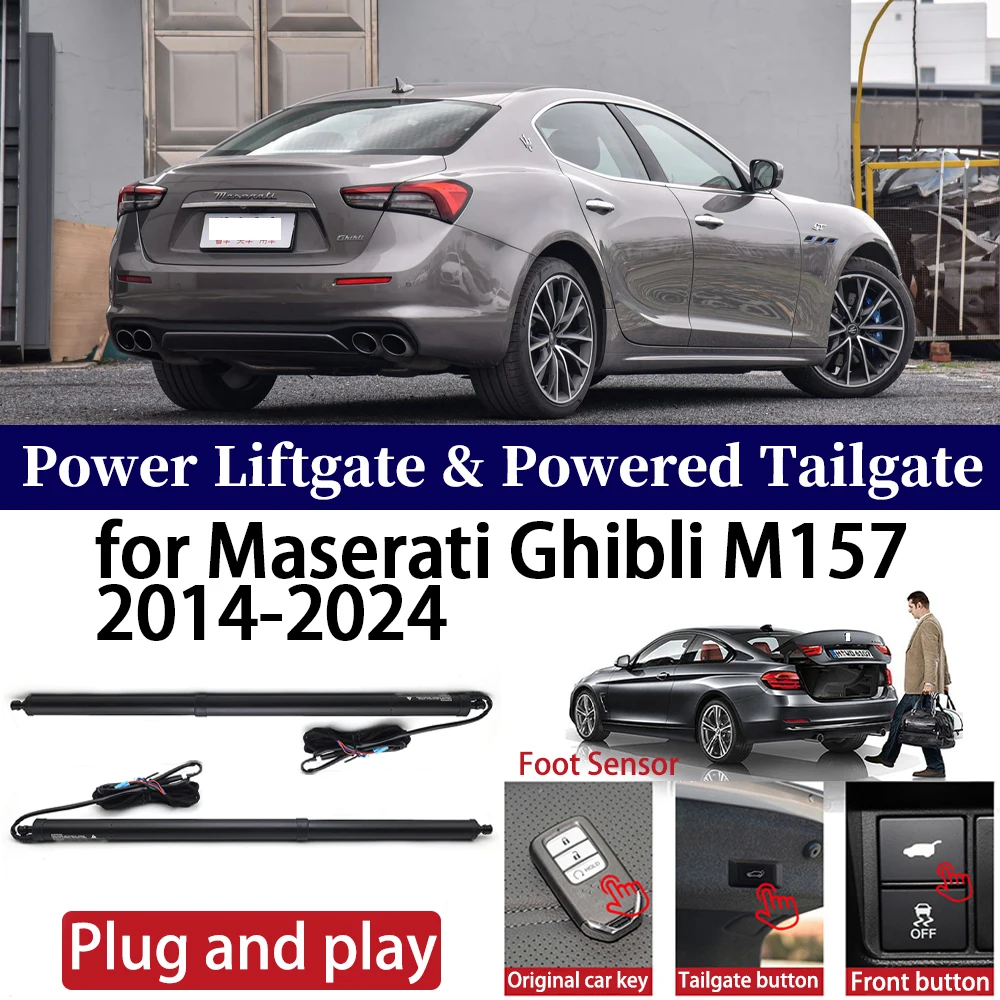 for Maserati Ghibli M157 2014-2024 Car Auto Power Electric Tailgate Liftgate Lift Trunk Closer System Boot Lift Motor Kit