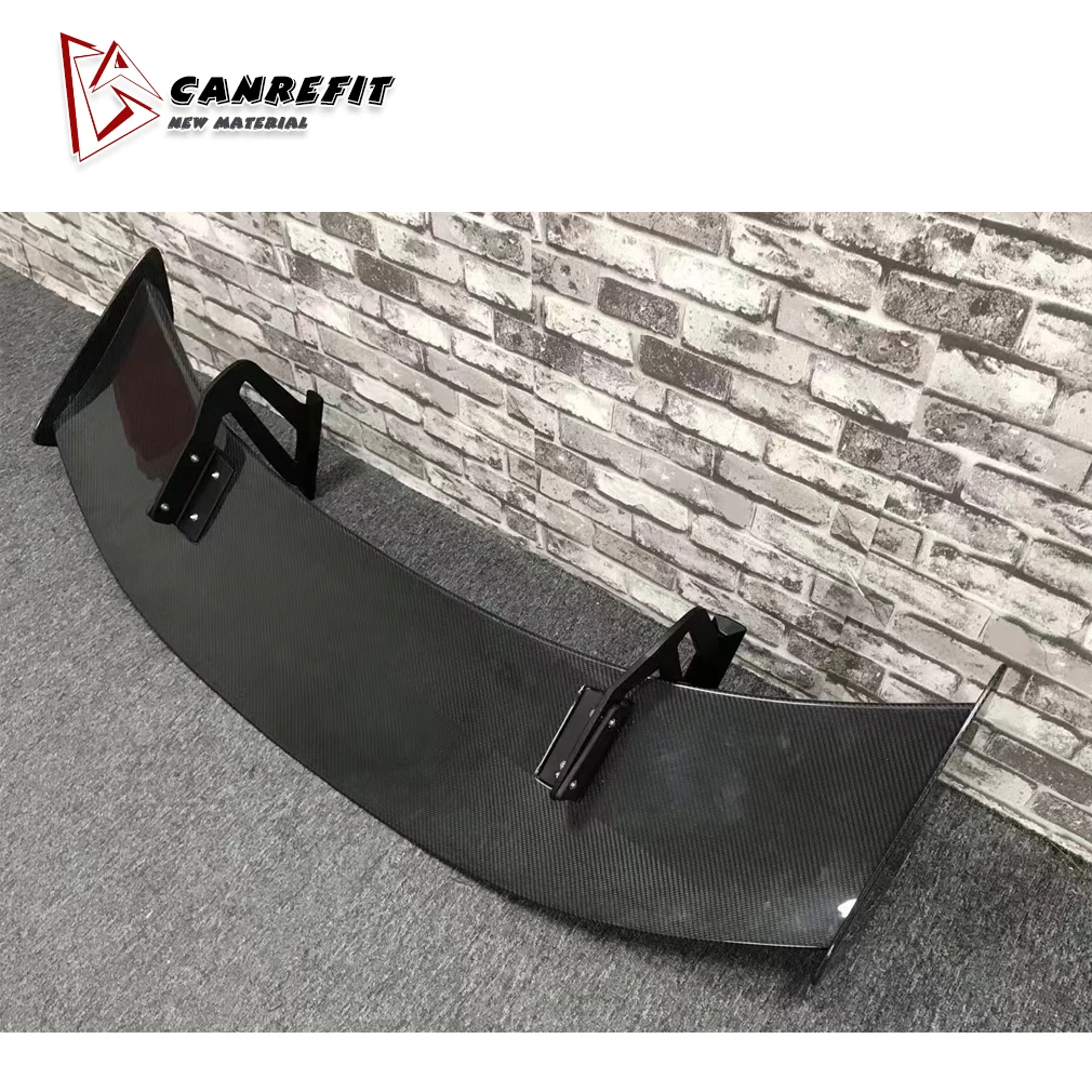 For Porsche 718 Cayman Boxster body kit GT4 carbon fiber rear spoiler bracket perforated installation