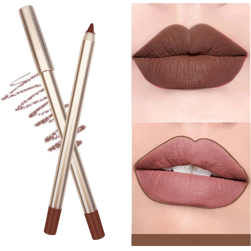 15 Colors Lipliner Multicolor Waterproof Long-lasting Pigment Private Label Lip Liner Custom Bulk Makeup Pencil All Lips Tints