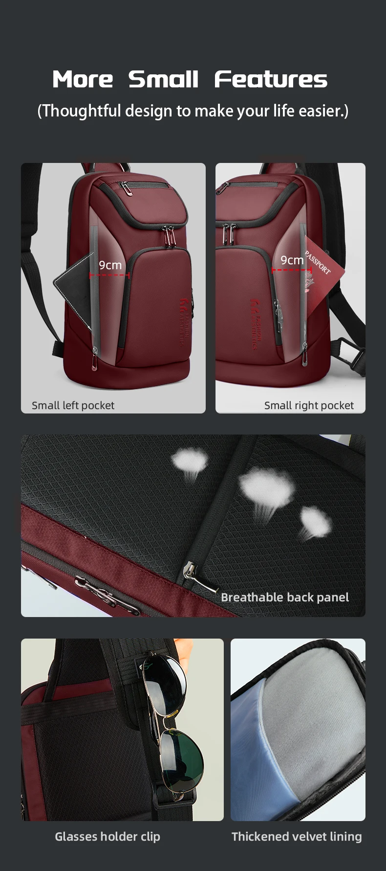 HK Multifunctional Business Chest Bag Waterproof and Scratch-Resistant Men’s Bag Lightweight High-End Fashionable Shoulder Bag