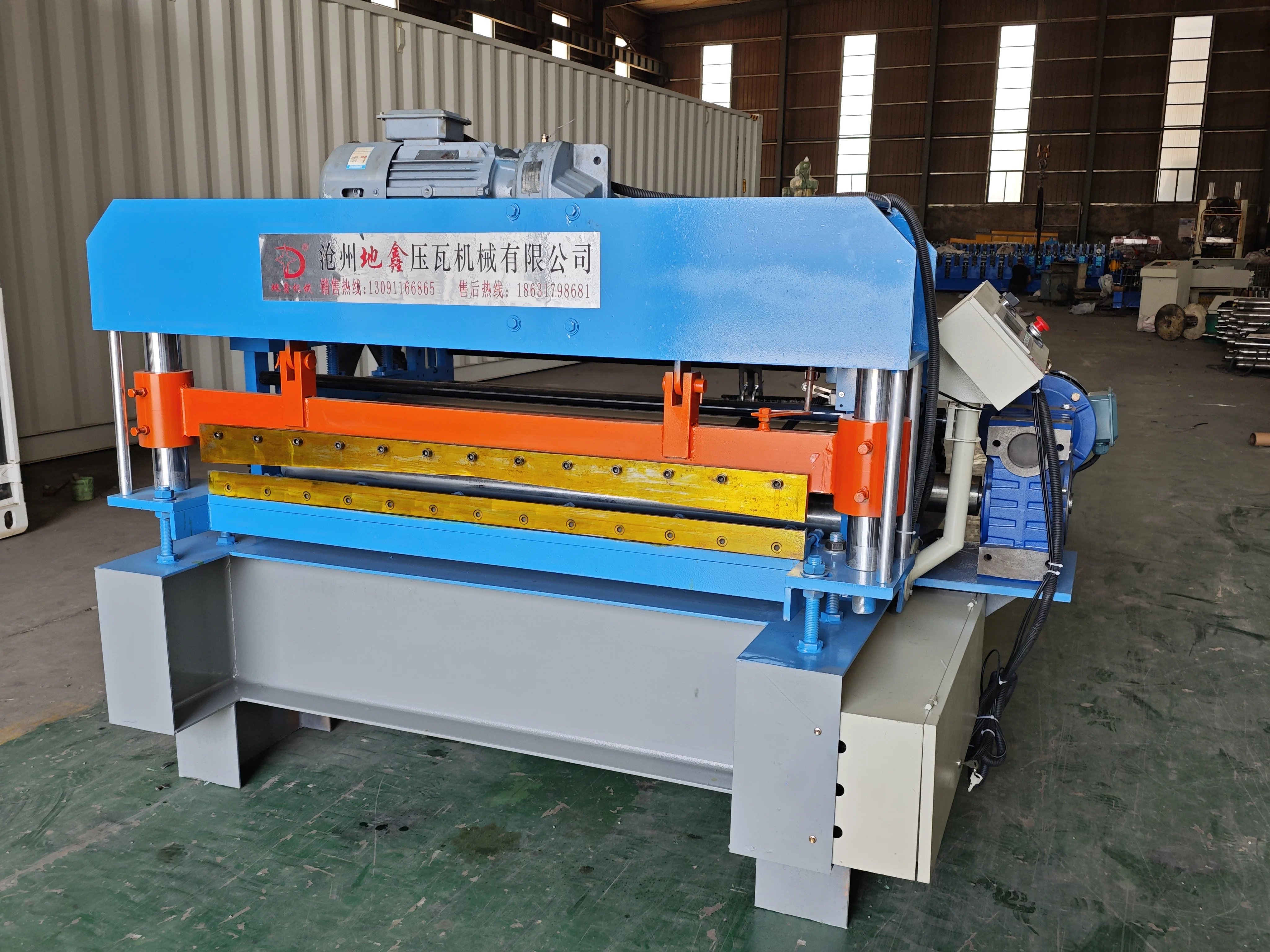 Steel Plate Cutting Roll Forming Machine Cutting to Length Steel Slitting Line