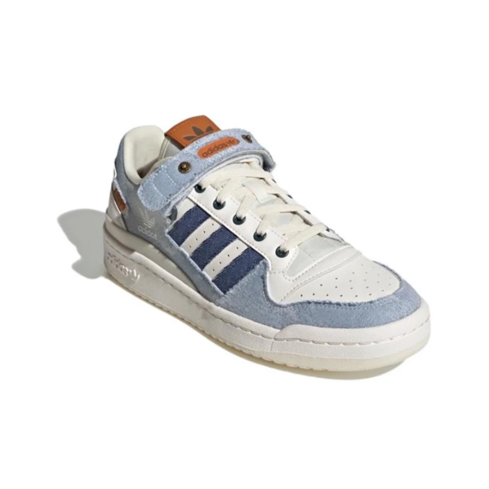 Adidas Forum-Zapatillas Retro clásicas para hombre y mujer, zapatos informales de Skateboard, Color azul y blanco, originales, HQ6334