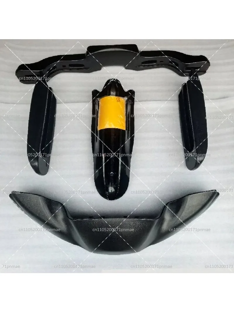 Racing Kart Body Shell, Plastic Anti Collision Bumper Set with Number Plate Front Rear Bars
