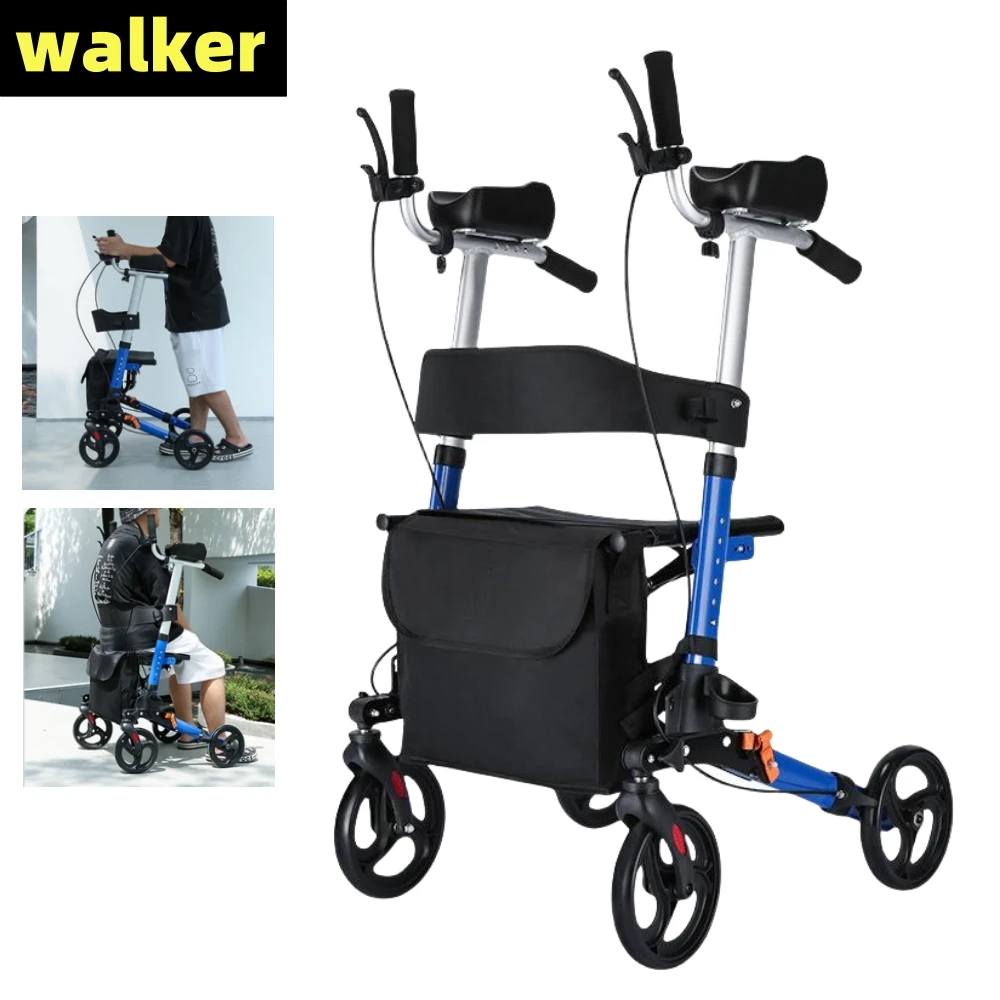 Gehhilfe für ältere Menschen, Rehabilitation, Gehhilfe, Anti-Fall, verstellbar, zusammenklappbar,