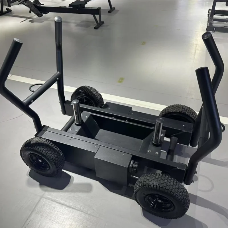 

Wholesale Commercial Gym Equipment Power Training Pull and Push Tank Sled With Wheels