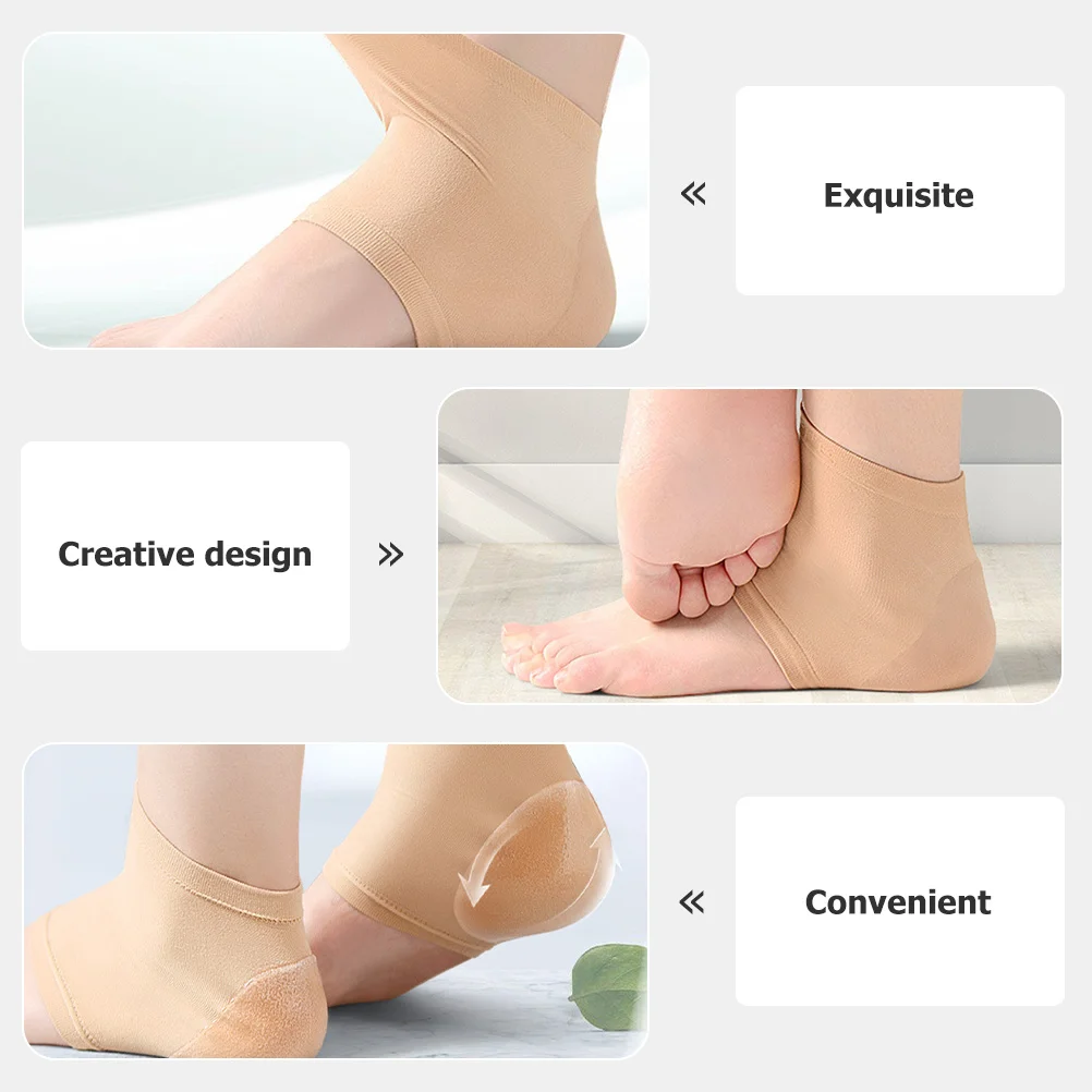 

Heel Protector Support Moisturizing Anti-Slip Ankle Sleeve For Foot Care Long Standing Sports Walking Compression Cushion