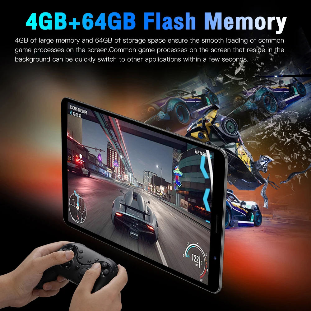 Murah Populer WIFI Tablet PC 4G 5G 8 Inci Android 10 Tablet Kantor Pendidikan Anak dengan Kartu Sim Ganda Tablette Tableta