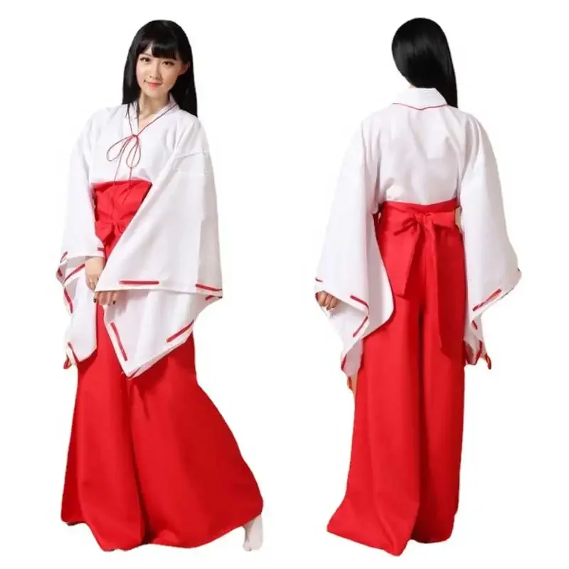 Anime Inuyasha Kikyo Cosplay Women Japanese Korea Clothes Costume Halloween Costume