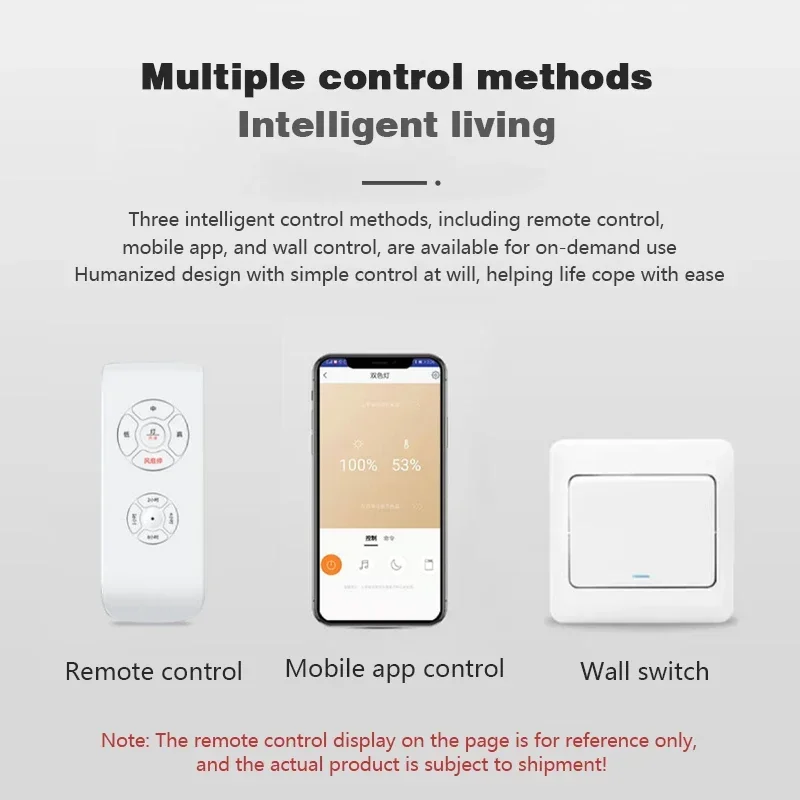 LED Circular Ceiling Fan Light Smart APP Remote Dimming Silent 6-speed Electric Fan Bedroom Living Dining Room Home Fans Light