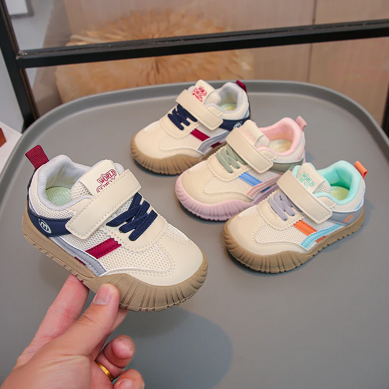 

Кроссовки для мальчиков и девочек 2026 Весна-Осень: легкие, дышащие, для спорта и повседневной носки, с мягкой подошвой