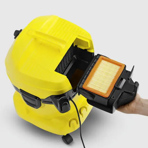 ل Karcher WD 4 Car Premium / WD 5 P Premium / WD 6 P Premium تجديد مكنسة كهربائية مسطحة مطوي قطع غيار الفلتر