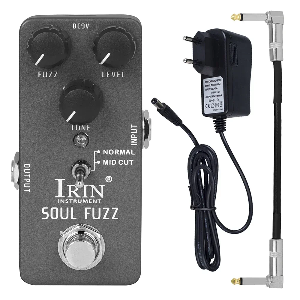 IRIN RS-11 Electric Guitar Effect Soul Fuzz Effect Pedal True Bypass Mini Single Guitar Pedal Guitar Accessories & Parts