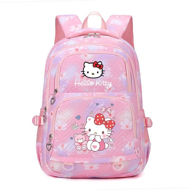 Cute Hello Kitty Backpack Girls Student Multifunction Laptop Waterproof Teens Backpacks Male Female Outdoor Luggage Bag Mochilas