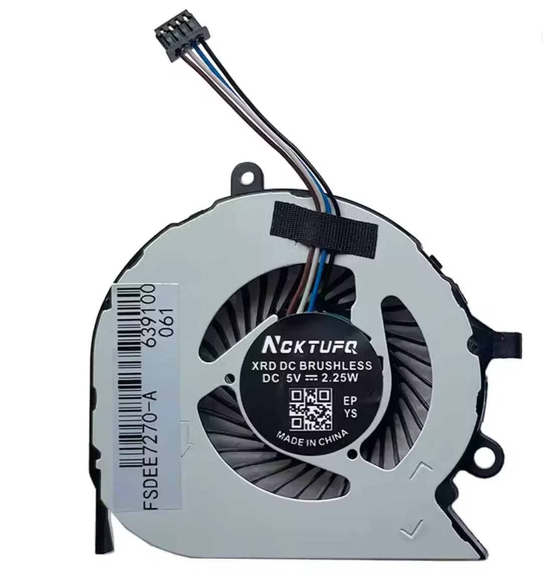 Novo ventilador de refrigeração de cpu para dell latitude e7270 e7470 cooler EG50040S1-C600-S9A ksb0605hc radiador de laptop