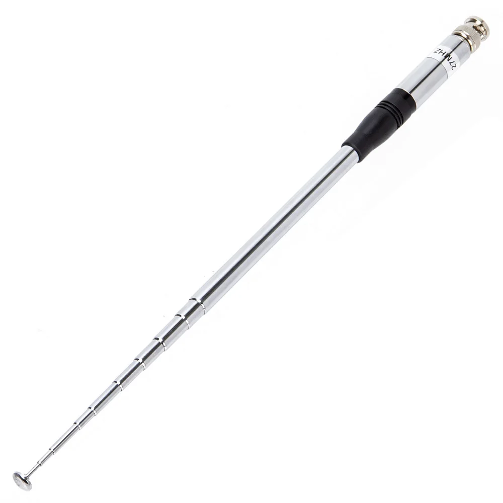 27MHz BNC Male/TNC Male Connector Telescopic/Rod HT Antenna 9-Inch To 51-Inch  For CB Handheld/Portable Radio Slide Antenna