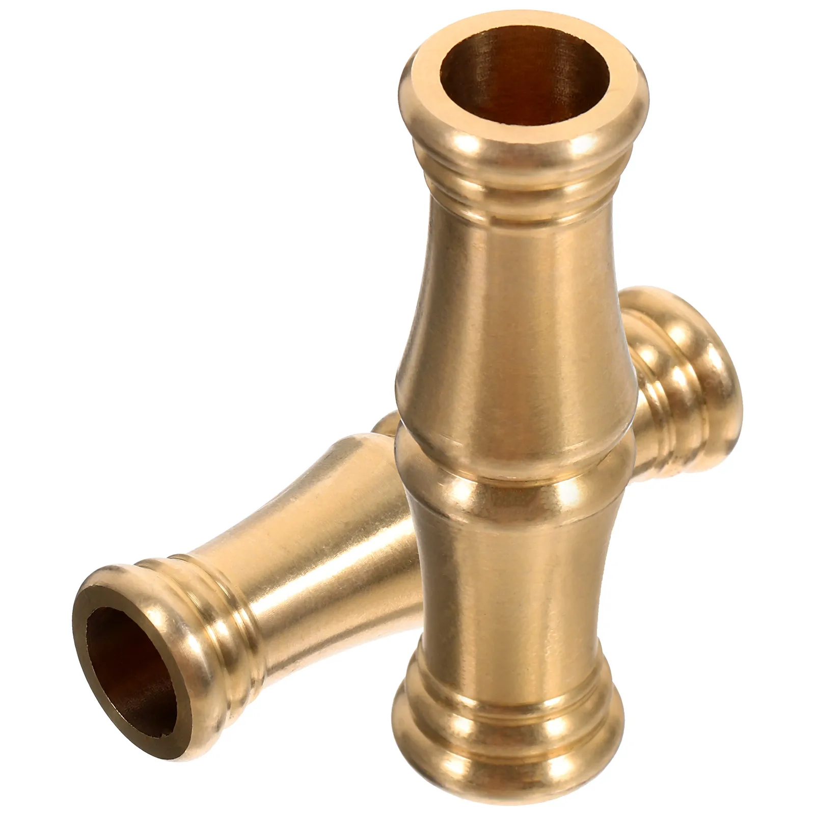 

2pcs Copper Connecting Rod Straight Pipe for Floor Lamp Height Adjustment Lighting Fixture Lengthen Accessories Bamboo Style