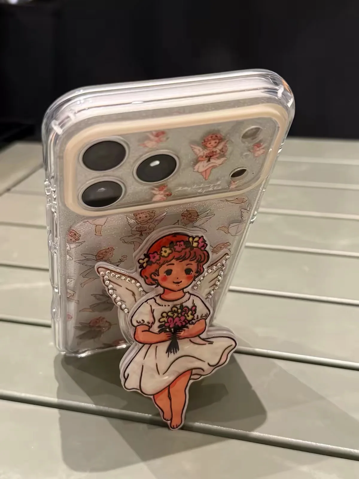 Bouquet Little Angel Phone Case for iPhone.