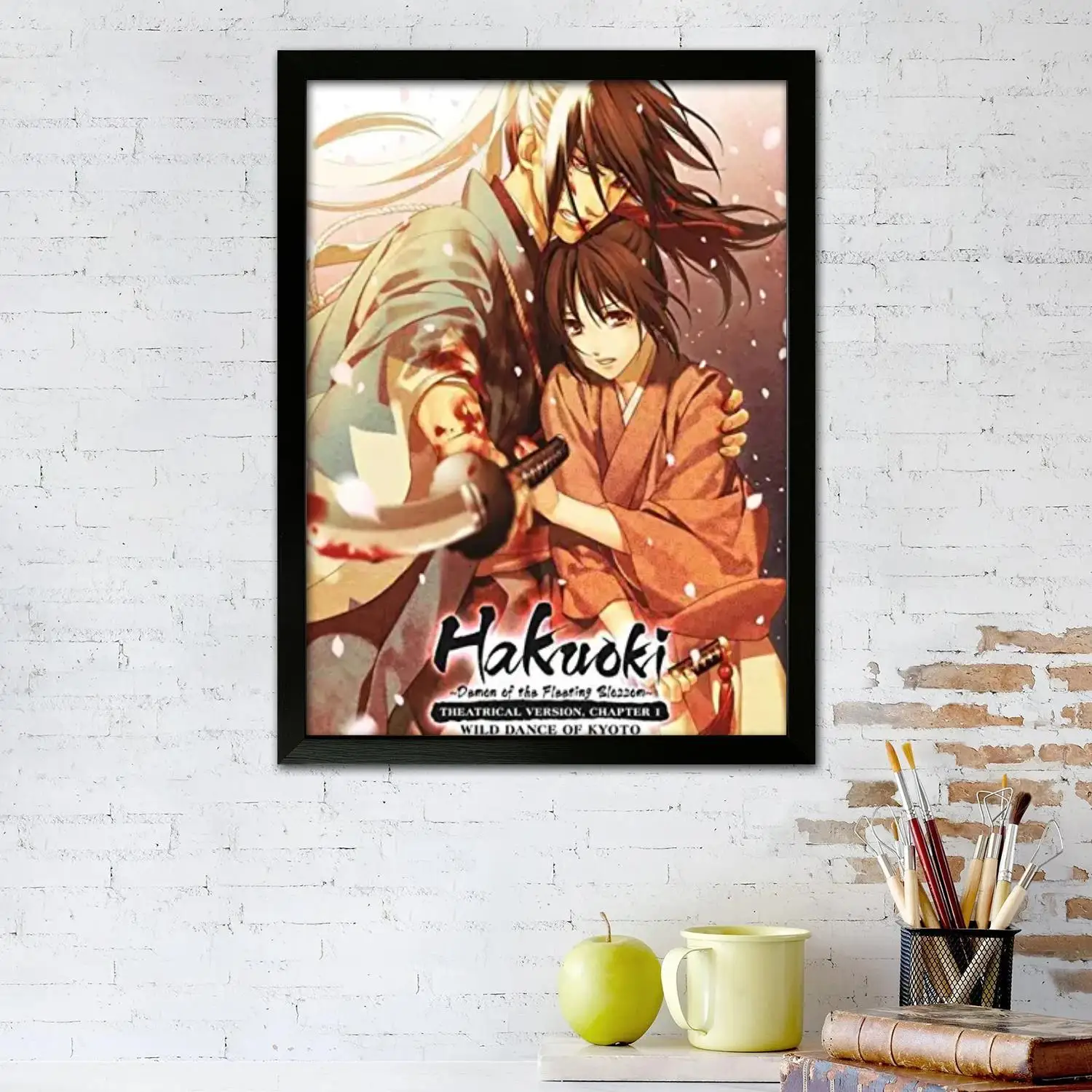 hakuouki manga cartoon Canvas Art Poster and Wall Art, Picture Print, Modern Family Bedroom Decor, Posters,Decorative painting