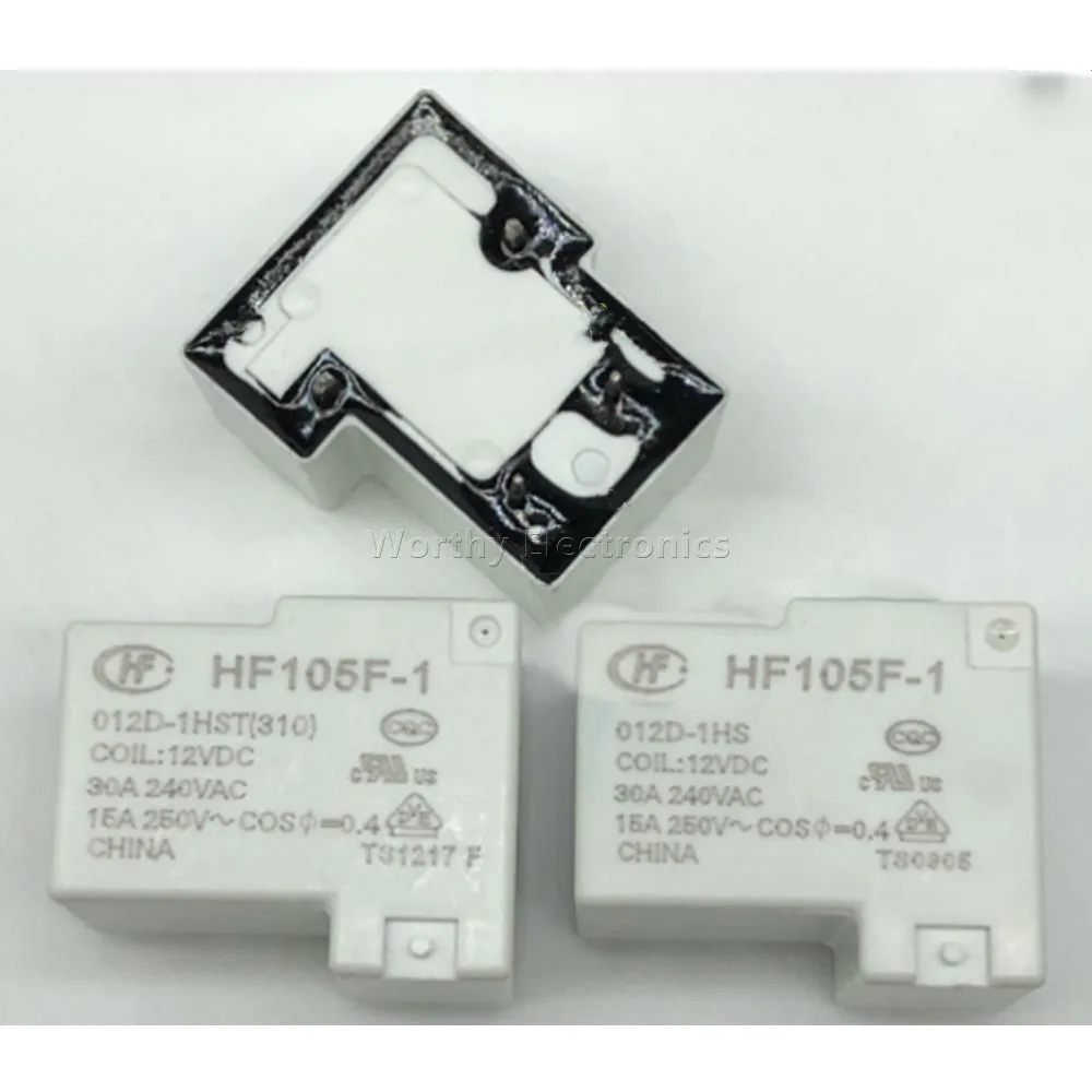 

Free shipping 10pcs/lot HF105F-1 012D-1HS 012D-1HST T90 12V 30A HF2150-1A 4PIN Relay