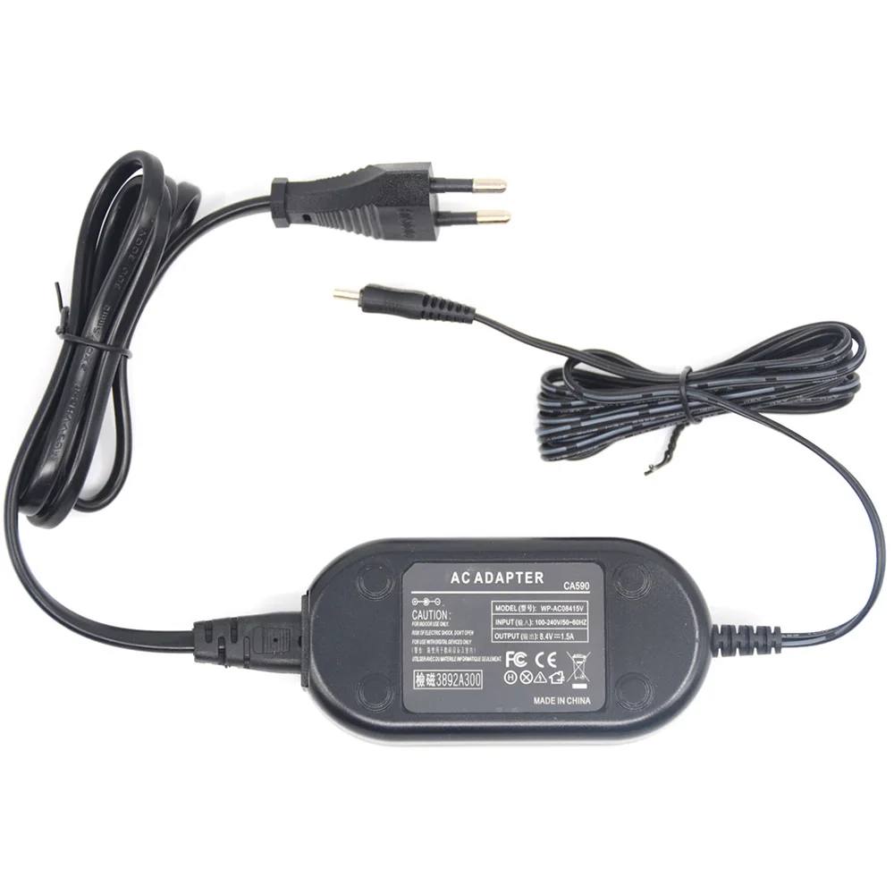 CA-590 CA-590K CA590E AC Adapter Power Supply for Canon Camcorder DC302 FS10 FS11 FS100 ZR800 ZR830 ZR850 ZR900 ZR930 ZR950 960