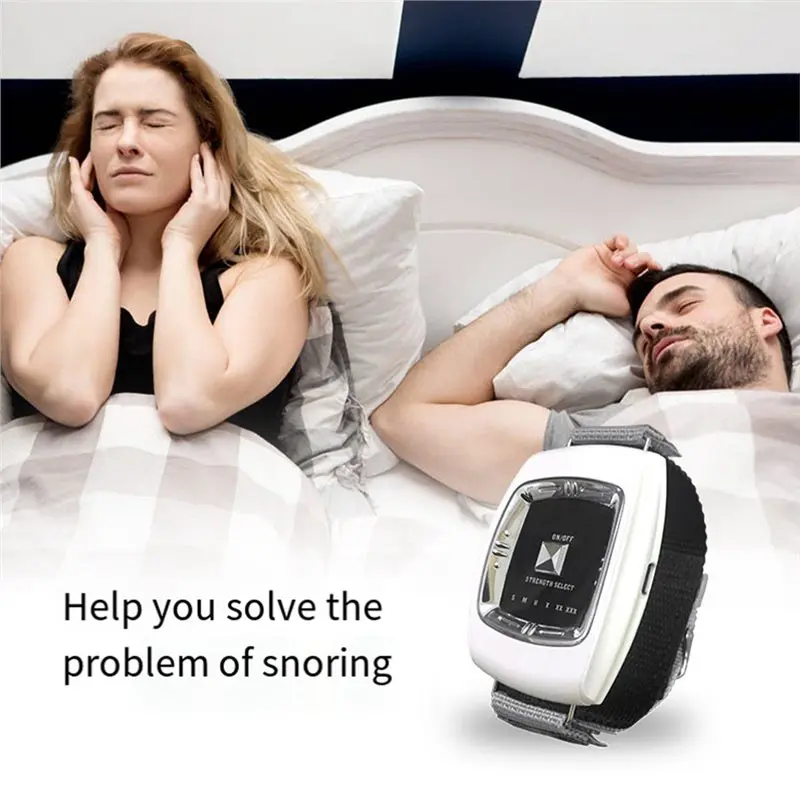 【LAST CHANCE】Top Quality Smart Anti Snore Wrist Watch Anti-Snoring Device Help Sleep Aid Intelligent Wristband Snore Stopper