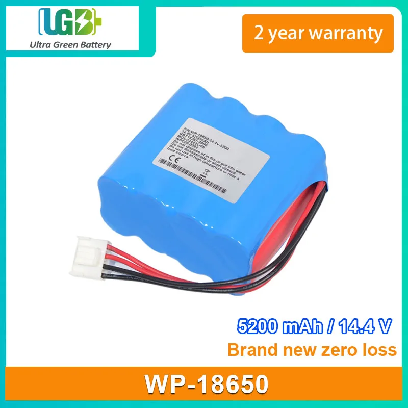 

UGB New battery For Contec ECG1201 ECG1201G WP-18650 WP-18650-14.4-5200 medical Battery 14.4V 5200mAh