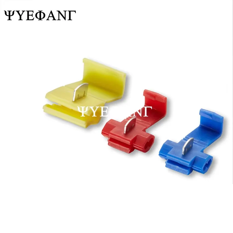 10PCS Quick Wire Connectors Terminal Block Red Blue Yellow Splicing Clips for Electrical Wiring, Fast Splitter Joint