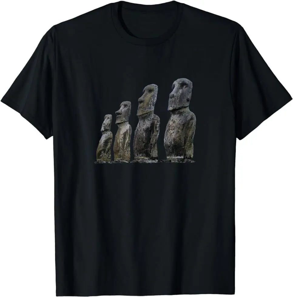 NEW LIMITED Easter Island Moai Statue Monolith World Mystery T-Shirt Anime Pattern Y2K Summer Brand