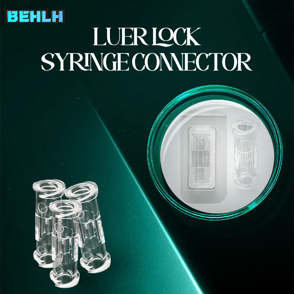 50/100pcs Luer Lock Syringe Connector  Female Luer  Syringe Transfer Joint PP Syringe Adapter Coupler