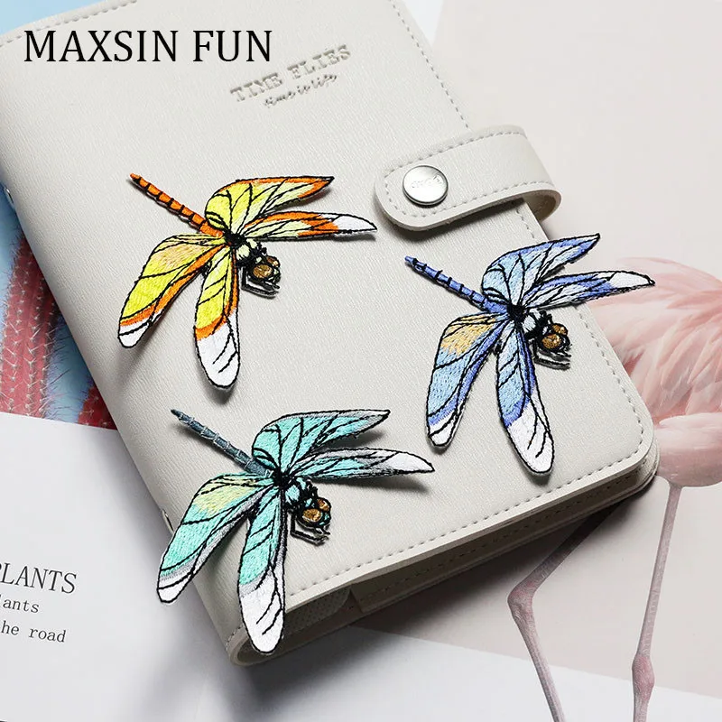 

1 шт., наклейка на одежду «летучая стрекоза», 6,3x7,6 см