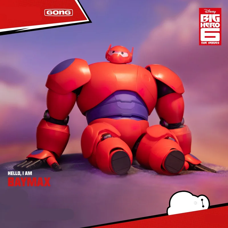 العلامة التجارية الجديدة حقيقية GONG Big Hero 6 BAYMAX سلسلة تجميعها نموذج BAYMAX 18 سنتيمتر تجميعها عمل الشكل الصبي هدية