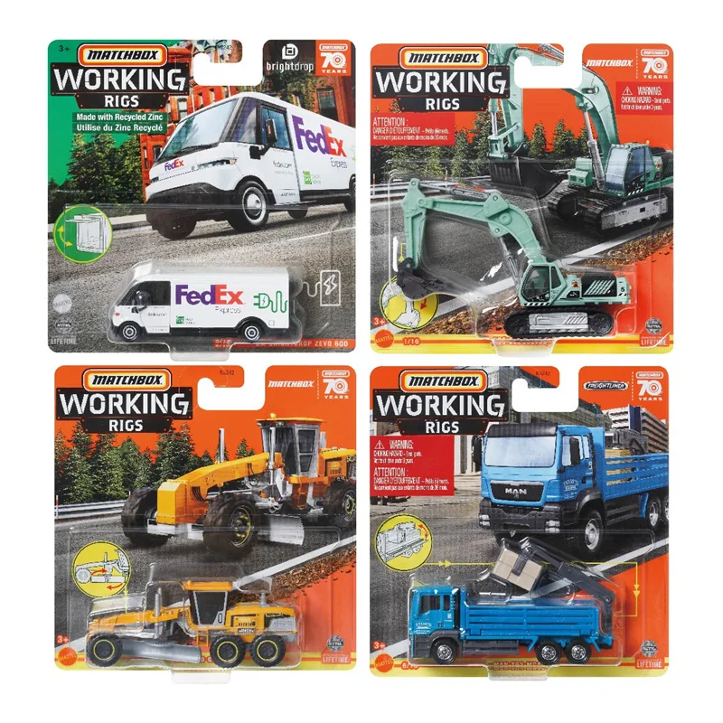 2023 Matchbox 1:64 Tractor flatbed truck engineering transport truck rescue truck stirring truck operation man gts vehicle model