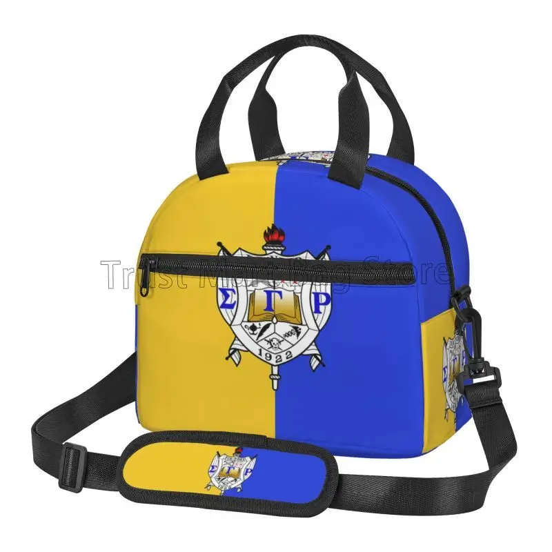 Sigma Gamma Rho 1922 SGR Borsa per il pranzo isolata Tote Borsa per pasti Borsa per il pranzo termica portatile riutilizzabile Borse per lavoro