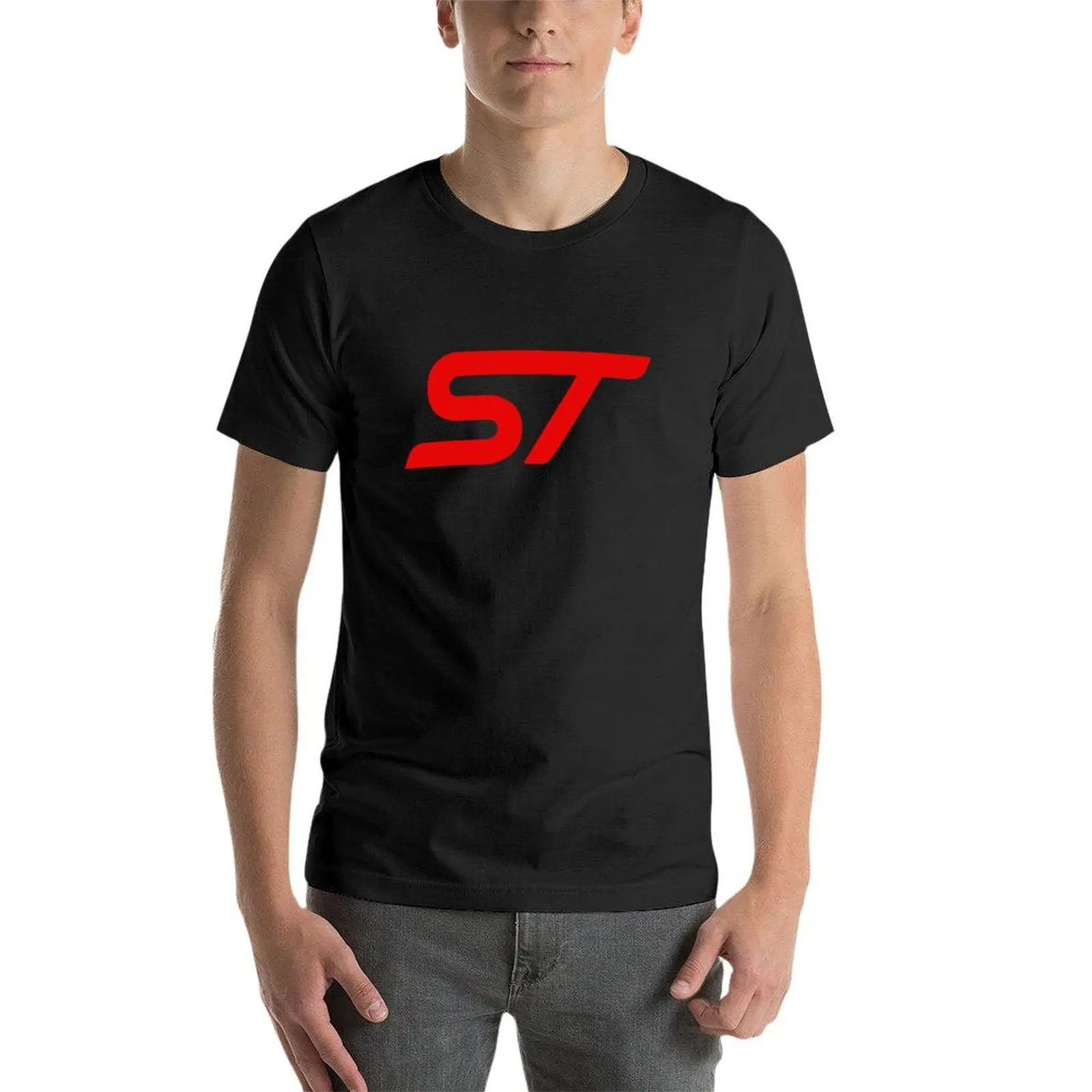 Focus ST logo T-Shirt kawaii clothes tops summer clothes T-shirts for men cotton