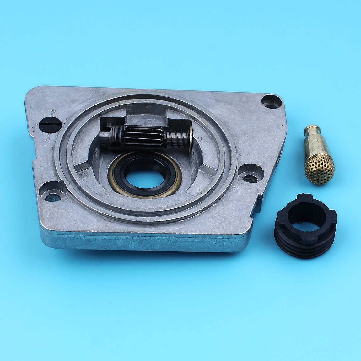 Bomba de Óleo & Filtro de Óleo & Lubrificador Worm Engrenagem para Motosserras Husqvarna 268 272 272xp 61 66 266 272 xp Substituição de Peças de Reposição