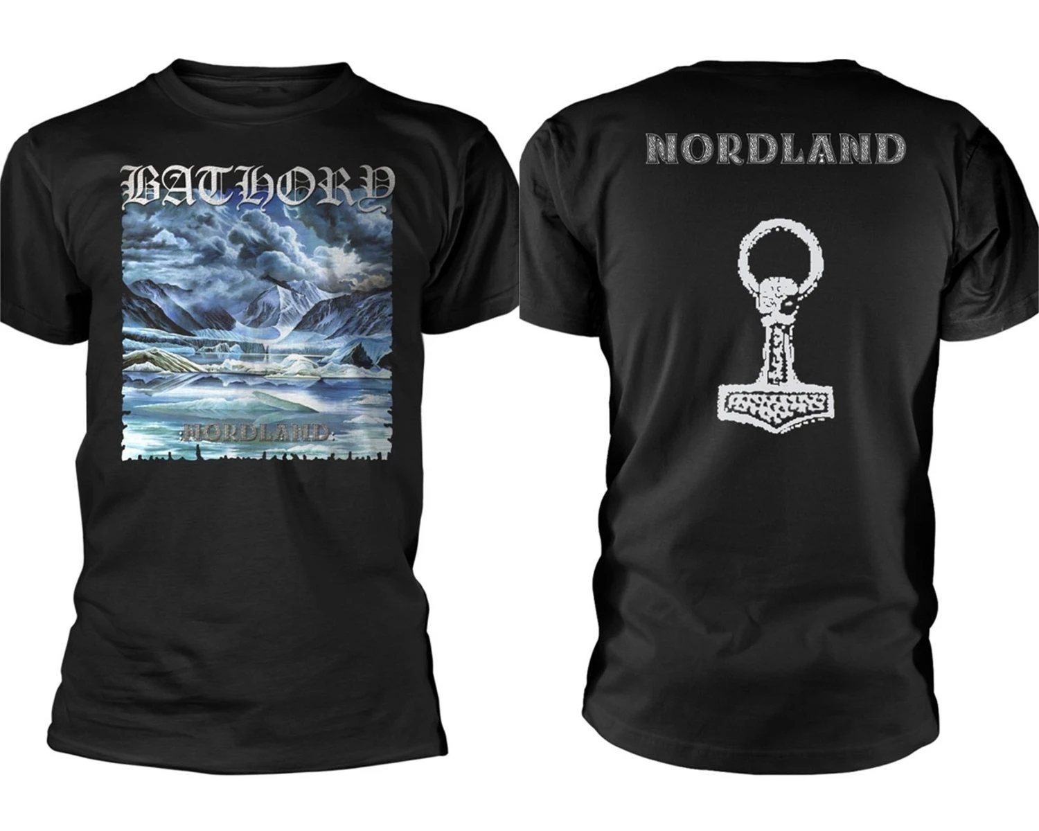 

Bathory Nordland T-Shirt Men Women Fashion Cotton Tees Short Sleeve Brand T-shirt Retro Hip Hop Y2k Tops Men's Summer Clothing