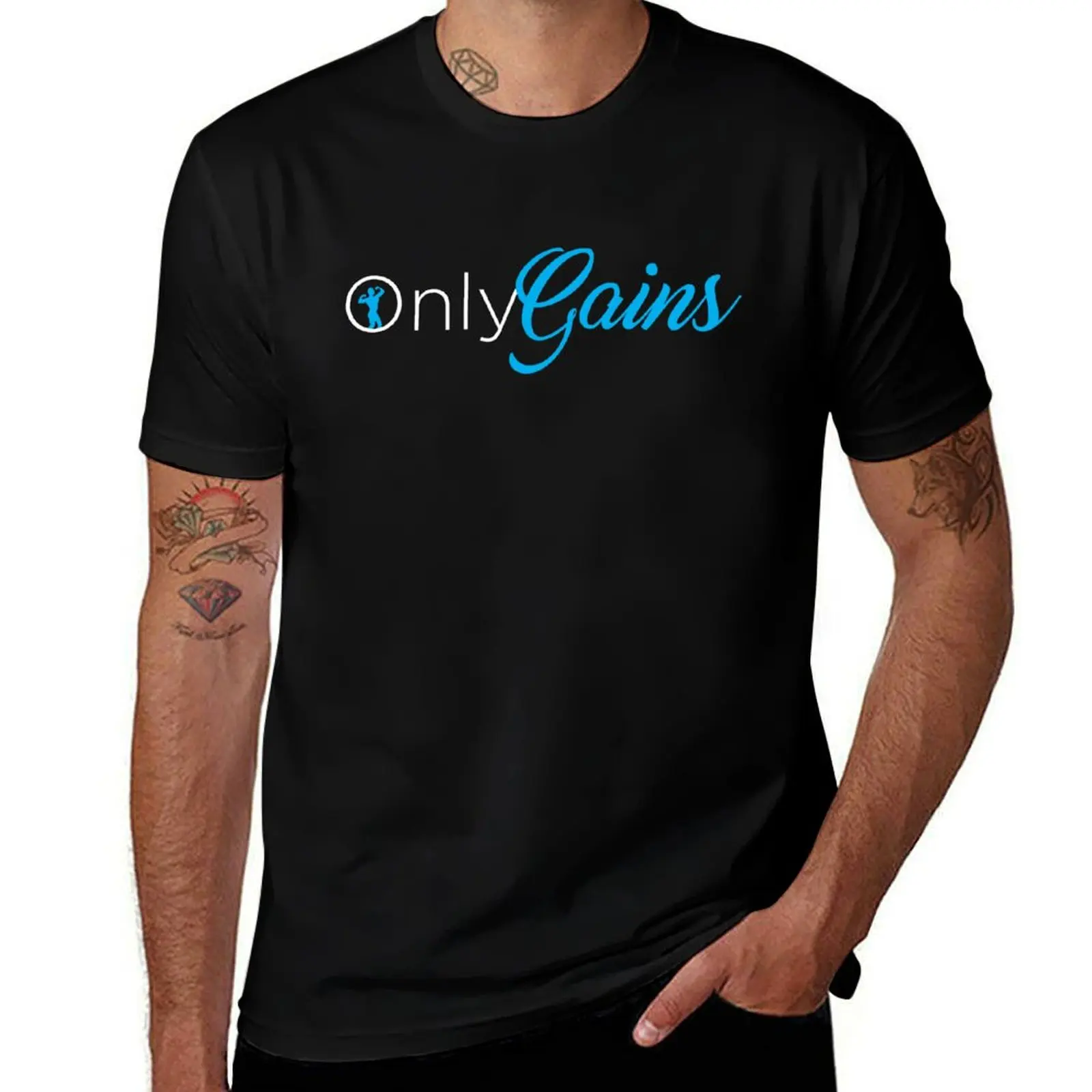 

Only Gains Two T-Shirt cute clothes oversized graphic tee tops man t shirt outfits for men