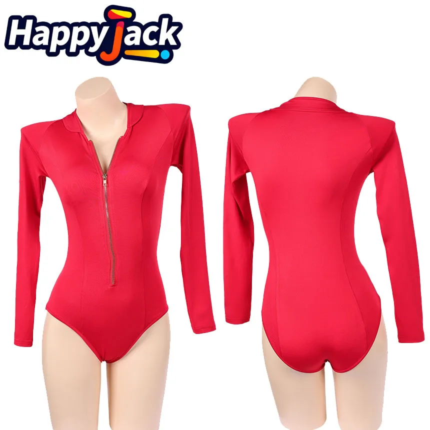 Adult Women Carmen Cosplay Swimsuit Movie Baywatch Fantasia Jumpsuits Swimwear Costume for Halloween Carnival Party Suits
