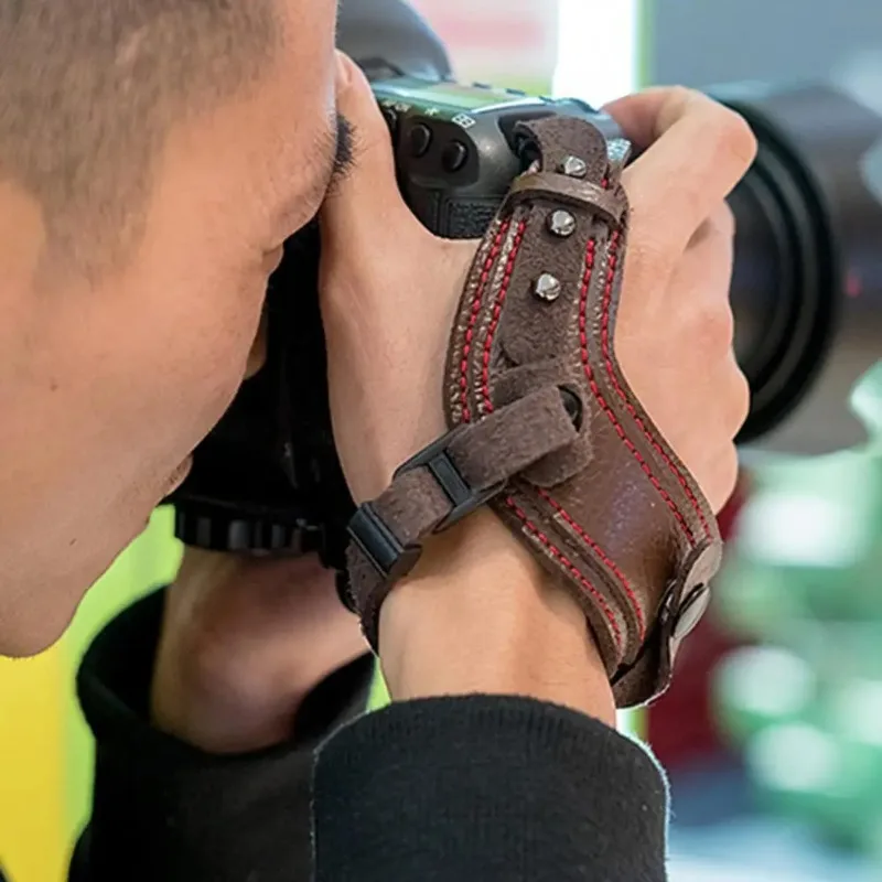 

Camera Wristband Snap Buckle Ergonomic Waterproof Wear Resistant Universal Camera Wrist Strap Decor Ouick Release Hand Strap