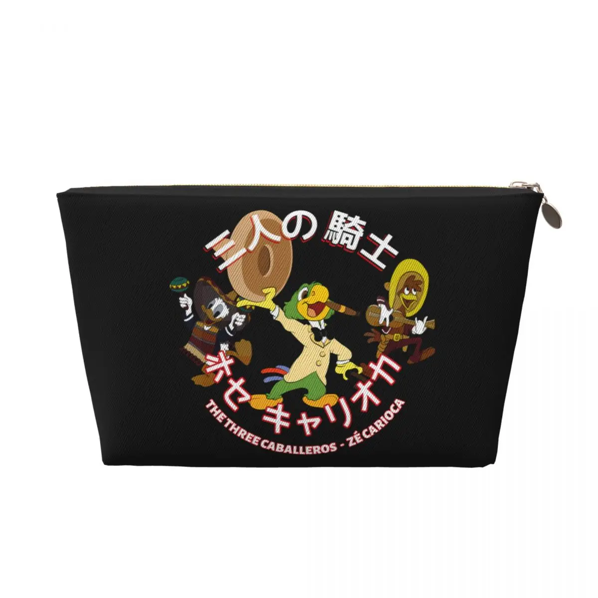 

Изготовленная на заказ сумка для туалетных принадлежностей «Три Caballeros Donald Duck» для женщин, косметический органайзер для макияжа, женская коробка для хранения красоты, Dopp Kit Box