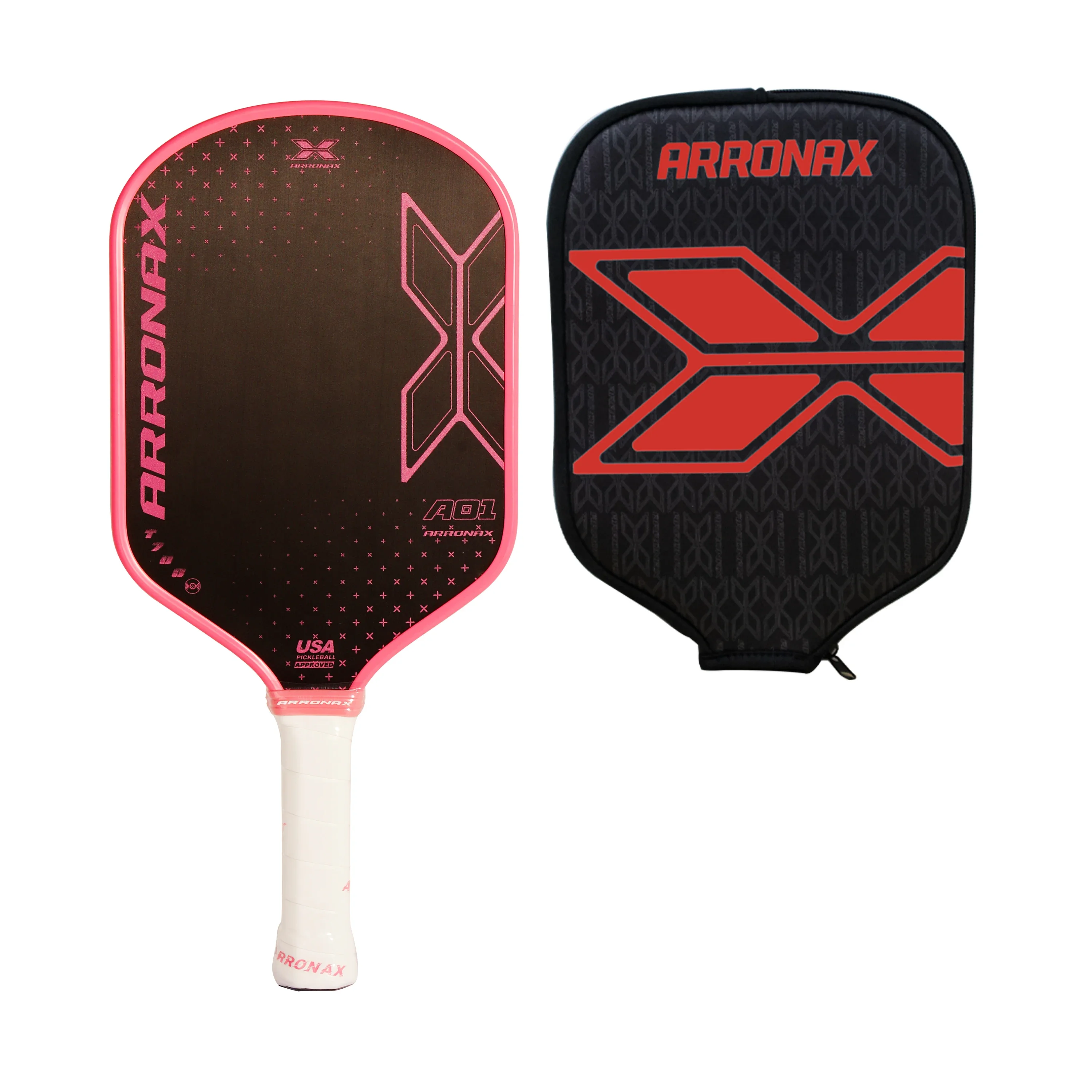 Arronax Thermoformed T700 Необработанное углеродное волокно Pickleball Paddle Spin Текстурированная поверхность с пенопластовым краем Эргономичная ручка