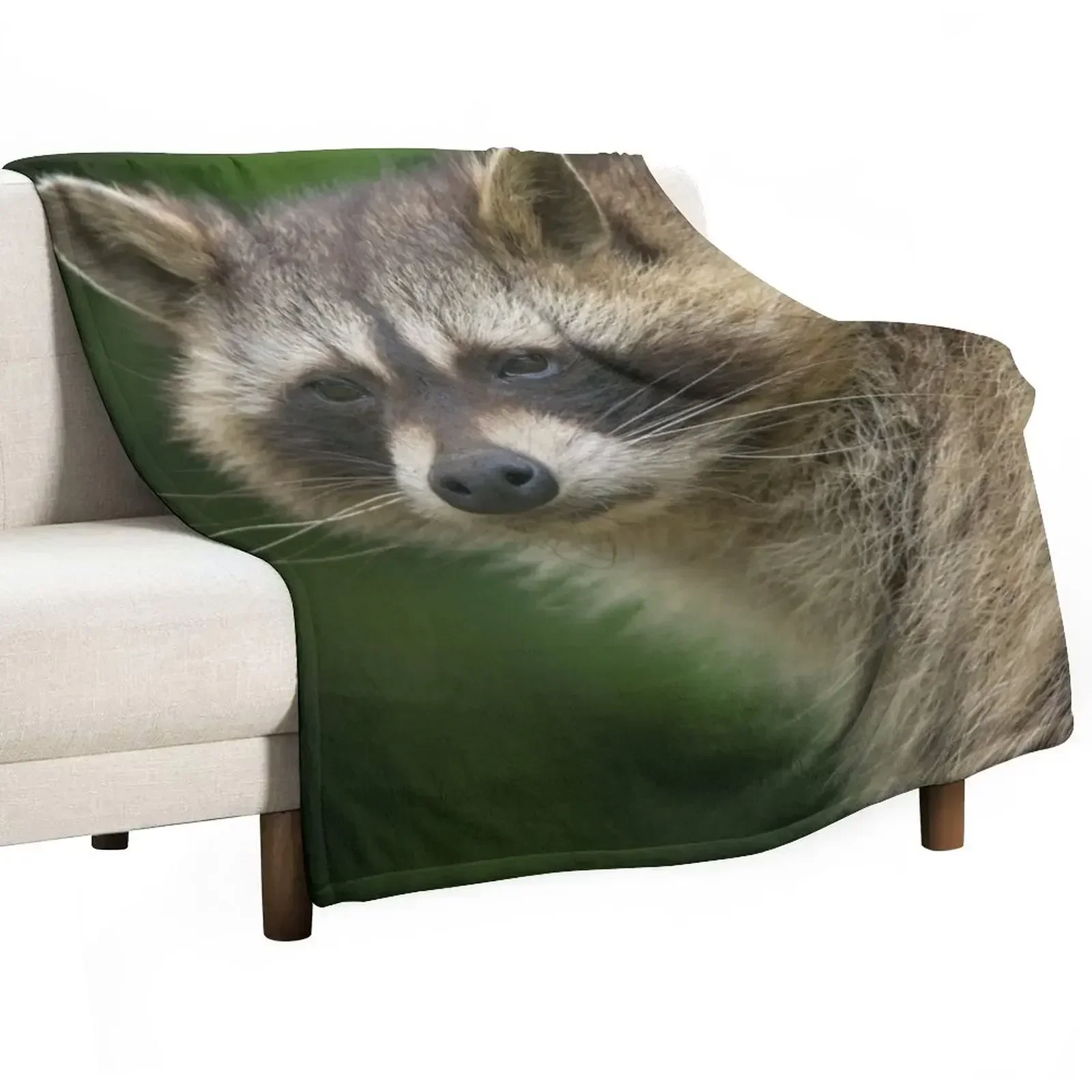 

New Raccoon Throw Blanket Blankets Sofas Of Decoration wednesday Hairys Blankets