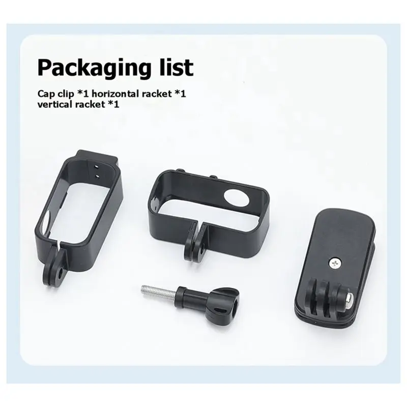 [NEW!A25P】 Cap Clip Mount For DJI Nano Camera Rotatable Horizontal Vertical Shooting POV Backpack Clamp