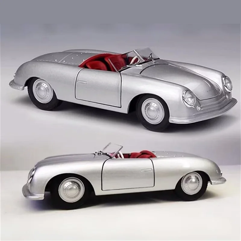

WELLY 1:24 Porsche 356 No. 1 Roadster Alloy Old Car Model Diecasts Metal Classic Sports Car Vehicles Model Simulation Kids Gifts