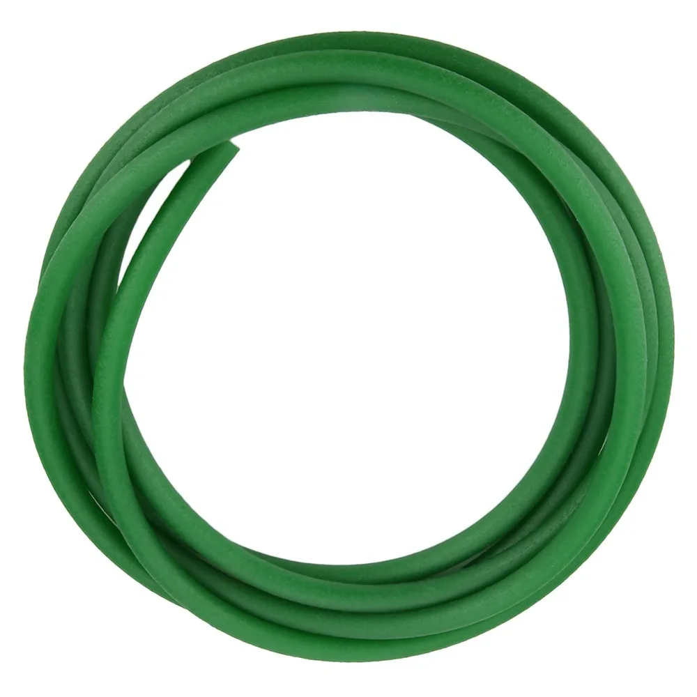 8mm Diameter Polyurethane Round Belt 5 Meters Length/16.4ft Length Rough Surface PU Round Belt Green Color High-Performance