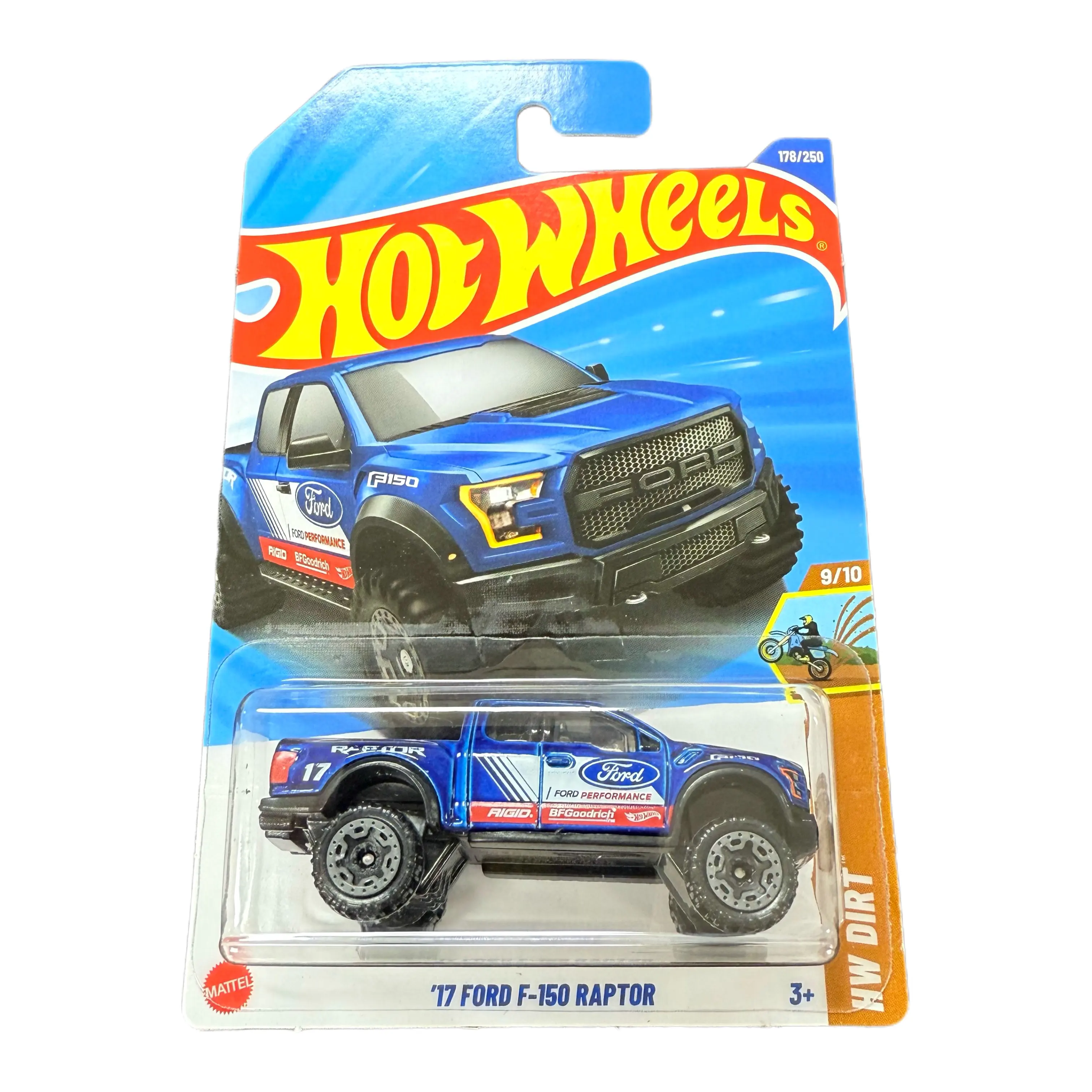 

2025-178 Hot Wheels Cars '17 Ford F-150 Raptor 1/64 Коллекция металлических литых моделей игрушечных транспортных средств