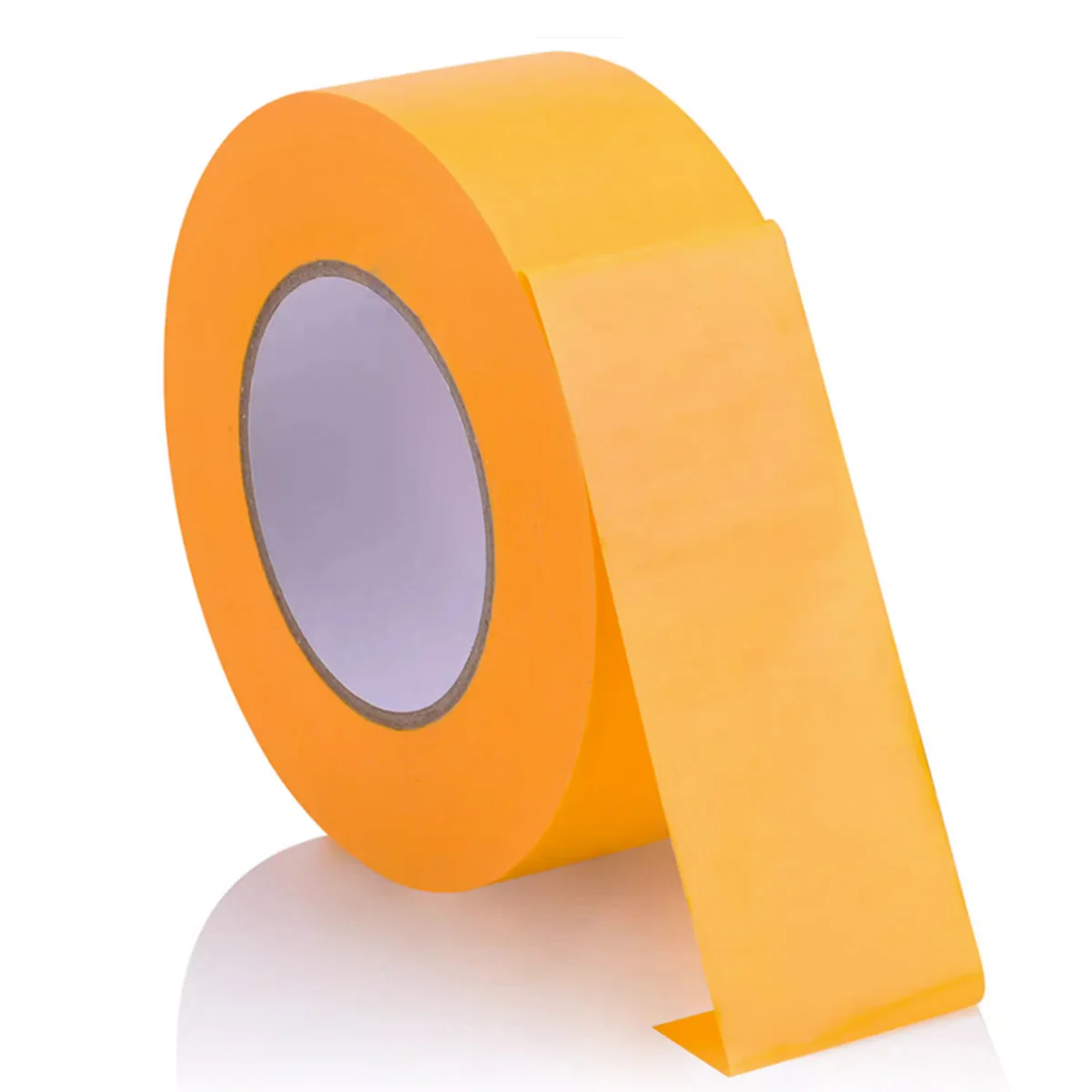 0.11mm Thics Yellow And Paper Textured Adhesive Tape For Car /Ship  / Decoration /Ceramic Tiles / Student Painting  Separation