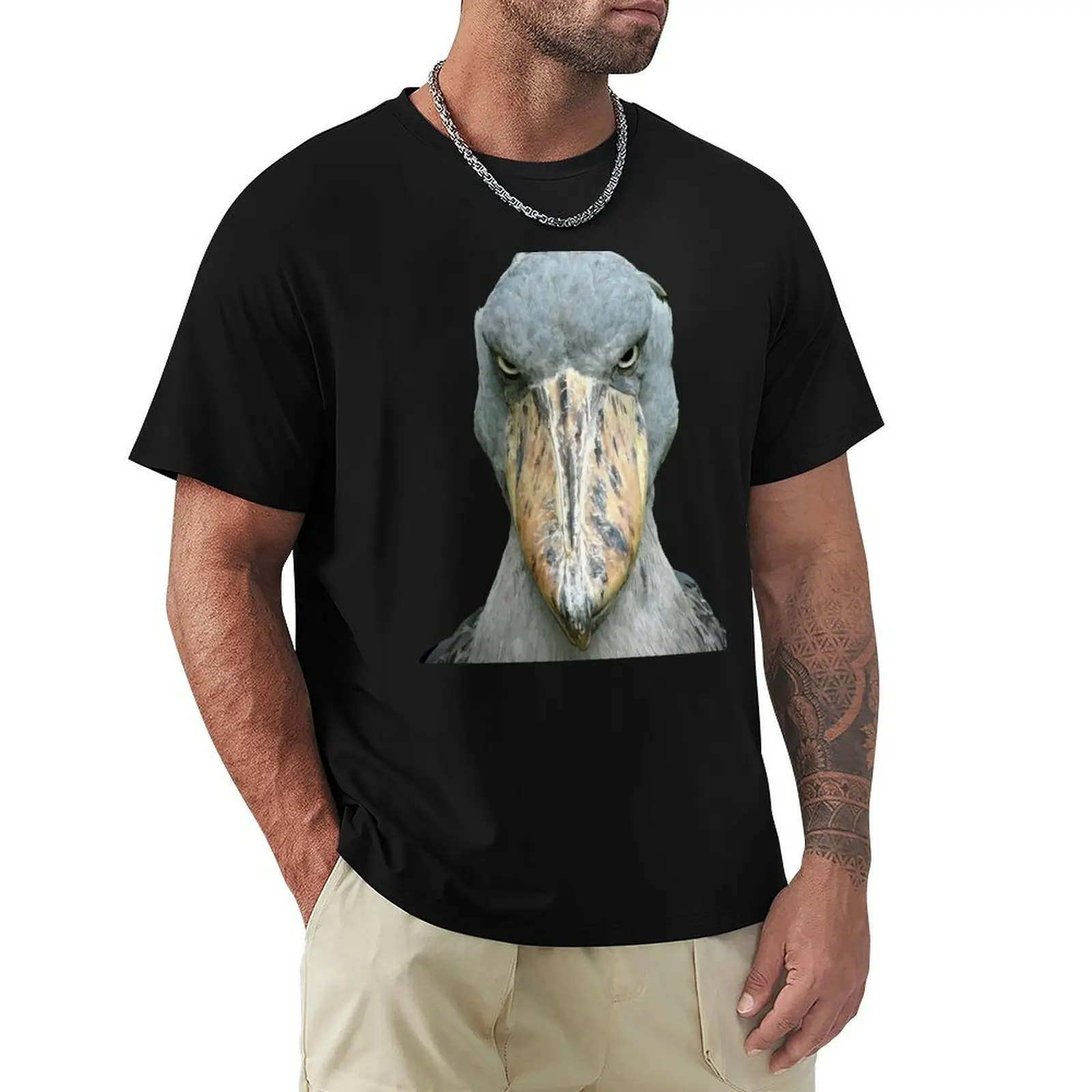 

Funny Shoebill Bird Look T-Shirt custom t-shirts summer top tee shirts for men