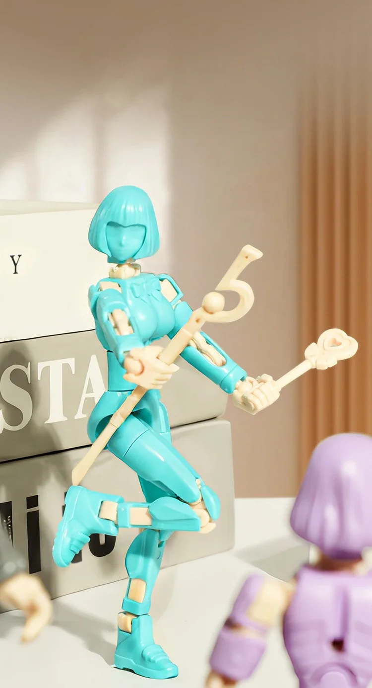 3D-Gedruckte Schaufensterpuppe Magische Schönheitsmädchen-Actionfigur Mehrfach Gelenkige Bewegliche Formwandelnde Roboter-Dekoration Geschenke – Detail 8
