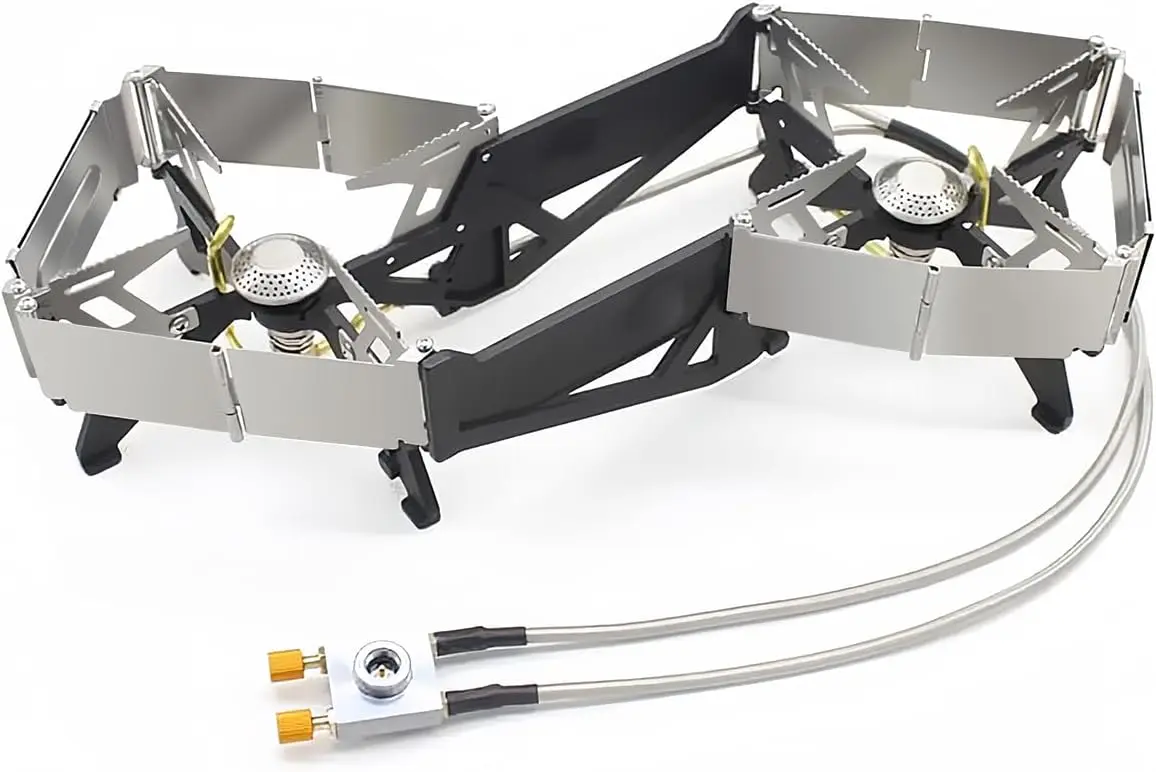 BRS-32 Portable Camping Stove, Foldable with Adjustable Control & Carry Case